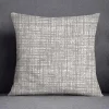 Housse de coussin moderne quatre couleurs classique géométrique 15