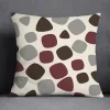 Housse de coussin moderne quatre couleurs classique géométrique 5