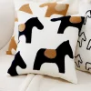 Housse de coussin broderie collection sable savane 5