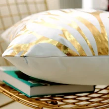 Housses de coussin brillantes les Dorées 6