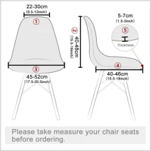 Housse de protection élastique pour vos chaises 2