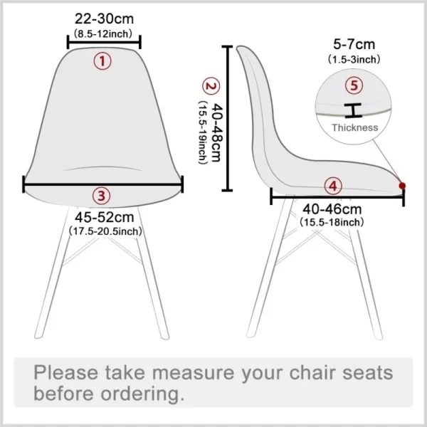 Housse de protection élastique pour vos chaises 2