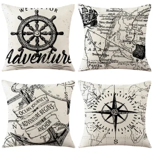 Housse de coussin aventuriers Housse de coussin aventuriers 1