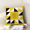 Housse de coussin modernes collection yellow best summer 16