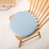 Coussin de chaise rond avec mousse à mémoire de forme déhoussable 3