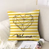 Housse de coussin modernes collection yellow best summer 20