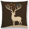 Housse de coussin animaux stylisés zèbre design et autre mammifère 10