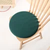 Coussin de chaise rond avec mousse à mémoire de forme déhoussable 4