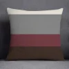 Housse de coussin moderne quatre couleurs classique géométrique 17