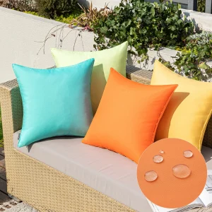 Housse de coussin modernes colorées pour décoration extérieure élégante 1
