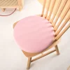 Coussin de chaise rond avec mousse à mémoire de forme déhoussable 5