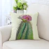 Housse de coussin nature collection bateau cactus 15