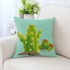 Housse de coussin nature collection bateau cactus 9