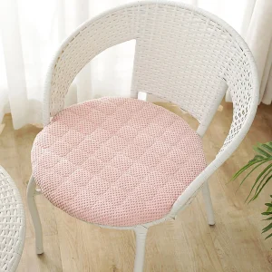 Coussin de chaises en velours côtelé antidérapant et déhoussable 40cm Coussin de chaises en velours côtelé antidérapant et déhoussable 40cm 1