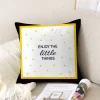 Housse de coussin modernes collection yellow best summer 12