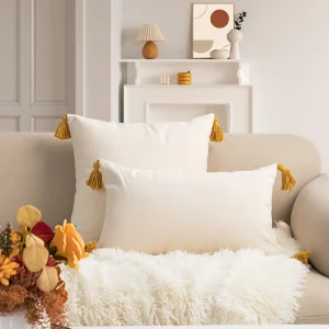 Housse de coussin broderie soleil levant Housse de coussin broderie soleil levant 2