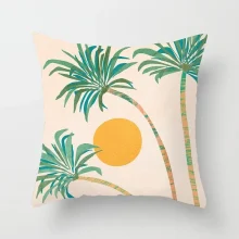 Housses de coussin modernes graphique sunset beach 4