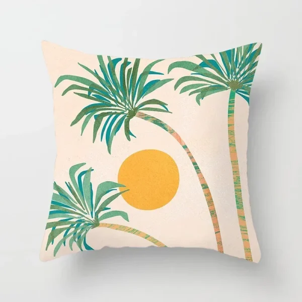 Housses de coussin modernes graphique sunset beach 4