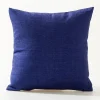 Housse de coussin moderne jute de couleur multi-tailles 17