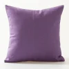 Housse de coussin moderne jute de couleur multi-tailles 15