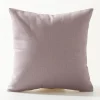 Housse de coussin moderne jute de couleur multi-tailles 16