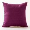 Housse de coussin moderne jute de couleur multi-tailles 14