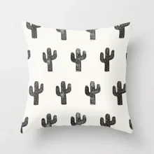 Housse de coussin nature le paradis de cactus housse de coussin paradis de cactus