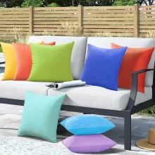 Housse de coussin imperméable pour salon extérieur Housse de coussin imperméable pour salon extérieur 1