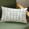 Housse de coussin scandinave noire avec motif de flèches 8