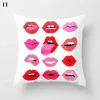 Housse de coussin love élégante fruit rouge et coeur d'amour 14