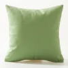 Housse de coussin moderne jute de couleur multi-tailles 21