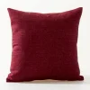 Housse de coussin moderne jute de couleur multi-tailles 12