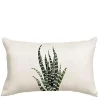 Housse de coussin nature plante grasse et feuille tropicale 8