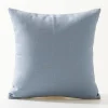 Housse de coussin moderne jute de couleur multi-tailles 19