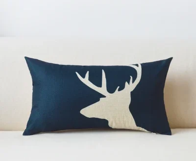 Housse de coussin Scandinave Beauty cerf 11