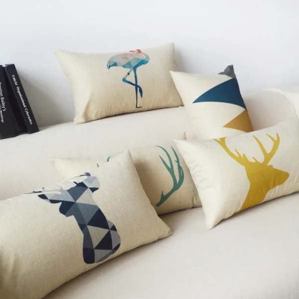 Housse de coussin Scandinave Beauty cerf 2