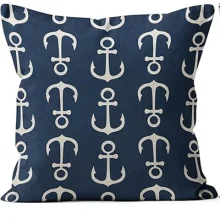 Housses de coussin marin mosaïque de faune marine 2