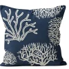 Housses de coussin marin mosaïque de faune marine 6