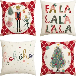 Housses de coussin noël Falalalalalalala 1