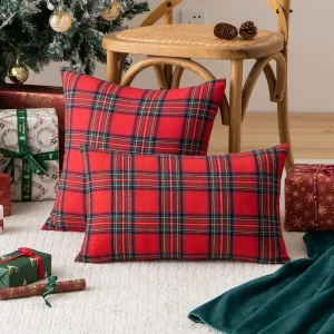 Housses de coussin de noël style Jacquard Housses de coussin de noël style Jacquard 2