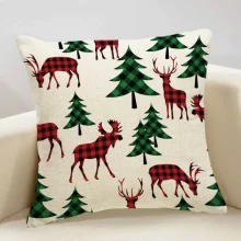 Housse de coussin décorative pour Noël christmas car 2