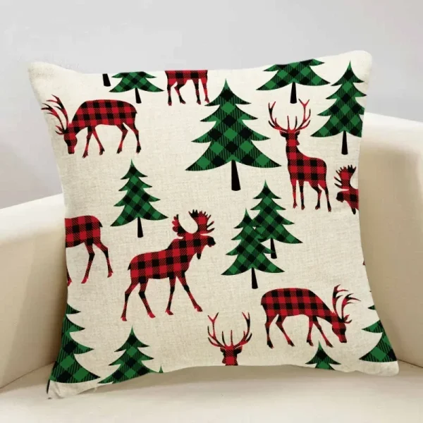 Housse de coussin décorative pour Noël christmas car 2