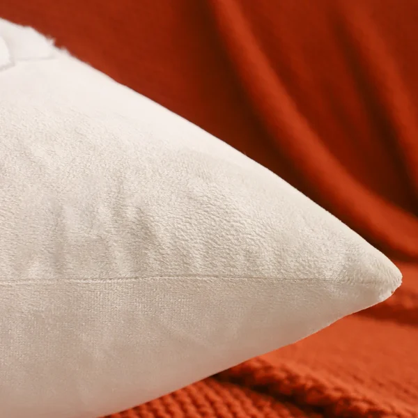 Housse de coussin brodé feuille d'érable et citrouilles d'halloween 6