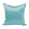 Housse de coussin moderne effet satiné multi-couleurs 22