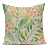 Housse de coussin nature tropicale feuille et plante 17