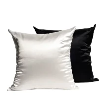 Housse de coussin moderne effet satiné multi-couleurs Housse de coussin moderne effet satiné multi-couleurs 4