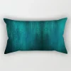 Housse de coussin nature tropicale bleu coeur de jungle 12