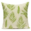 Housse de coussin nature tropicale feuille et plante 15