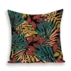 Housse de coussin nature tropical zèbre et piment rouge 15