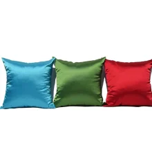 Housse de coussin moderne effet satiné multi-couleurs Housse de coussin moderne effet satiné multi-couleurs 3